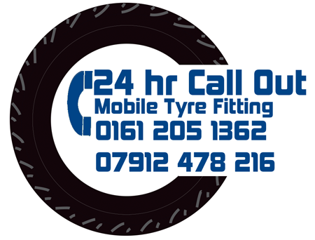 24 Hour Mobile Tyres Fitting Call Out Manchester North West UK