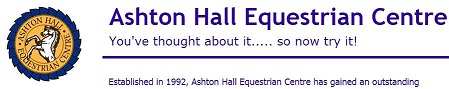Ashton Hall Equestrian Centre